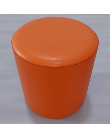 POUF_cerchio_arancione
