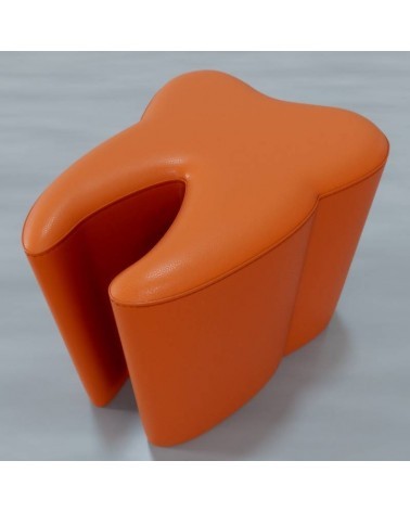 POUF_dente_arancione