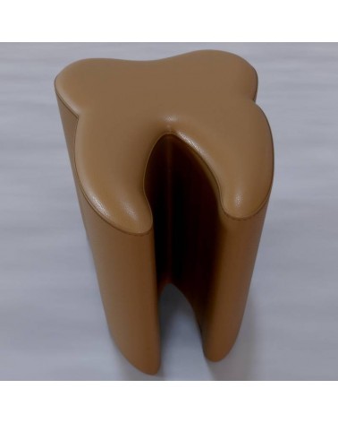 POUF_dente_marrone