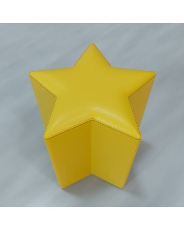 POUF_stella_giallo