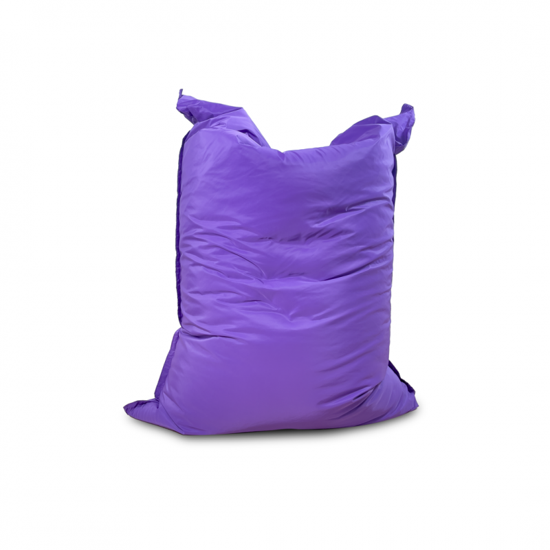 Pouf viola a sacco - pouf colorato - cuscino gigante di design